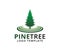 pine tree hotel resort woods golf course park vector logo design