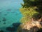 Pine trees on rocky Aegean coast - Agistri island - Saronic Gulf - Greece