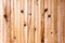 Pine wooden plank