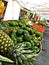 Pineapple avocado grocery produce farmers market sunny Florida