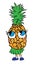 Pineapple cartoon character