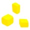 Pineapple cubes icon, isometric style