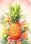 Pineapple Decorations Chinese new year pattern