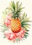 Pineapple Decorations Chinese new year pattern