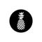 Pineapple doodle icon