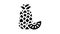 pineapple fruit glyph icon animation