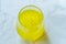 Pineapple Fruit Juice with Basil Seeds / Falooda Seeds or Tukmaria