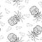 Pineapple Glasses Pattern, Fruit Pattern, Vector, Illustration, Seamless Pattern, Background.