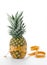 Pineapple with measurement tape