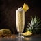 Pineapple Milkshake - food photography - made with Generative AI tools