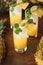 Pineapple mojito cocktail