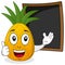 Pineapple & Recipe or Menu Blackboard