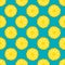 Pineapple seamless pattern blue background