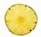 Pineapple slice isolated