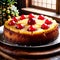 Pineapple Upside-Down Cake , traditional popular sweet dessert cake