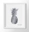 Pineapple In a white frame. Pineapple Wall Print