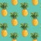 Pineapples background
