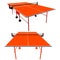 Ping pong orange table tennis. Vector illustration