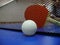 Pingpong ball and racket