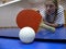 Pingpong ball and racket