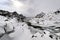 Pingvellir valley in winter time