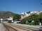 Pinhao railway station in Portugal on a sunny morning