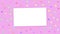 Pink abstract background animation with colourful squares, blank white box and copy space
