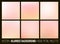Pink abstract blurred background set. Rose petal palette. Smooth design elements collection wedding concept.