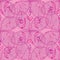 A pink abstract butterfly sealmless vector pattern