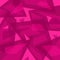 Pink abstract geometric background. Scattered shards