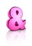 Pink Ampersand Symbol