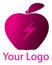 Pink Apple logo/eps