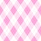 Pink argyle seamless pattern background.Diamond shapes with dashed lines. Simple flat vector illustration