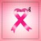 Pink awareness ribbon