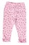 Pink baby leggings pants isolated.