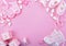 Pink Baby Shower Nursery Background