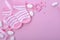 Pink Baby Shower Nursery Background