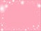 Pink background abstract texture snowflakes Christmas