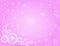 Pink background and bokeh bubble abstract