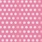 Pink Background with pink watercolor Polka Dot pattern. Polka dot fabric. Retro pattern. Casual stylish pink polka dot