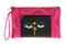 Pink bag with symbol Nepali Buddha Eyes