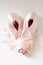 Pink ballet shoes