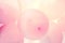 Pink balloons background