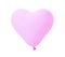 Pink baloon heart