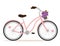 Pink bicycle