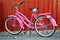 Pink bicycle