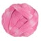 Pink big ball of yarn isolated on a white background