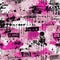 Pink and black graffiti art with high tonal range and aestheticized violence (tiled)