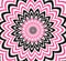 Pink black mandala explosion geometries, forms, abstract texture, graphics