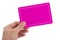 Pink Blank Card